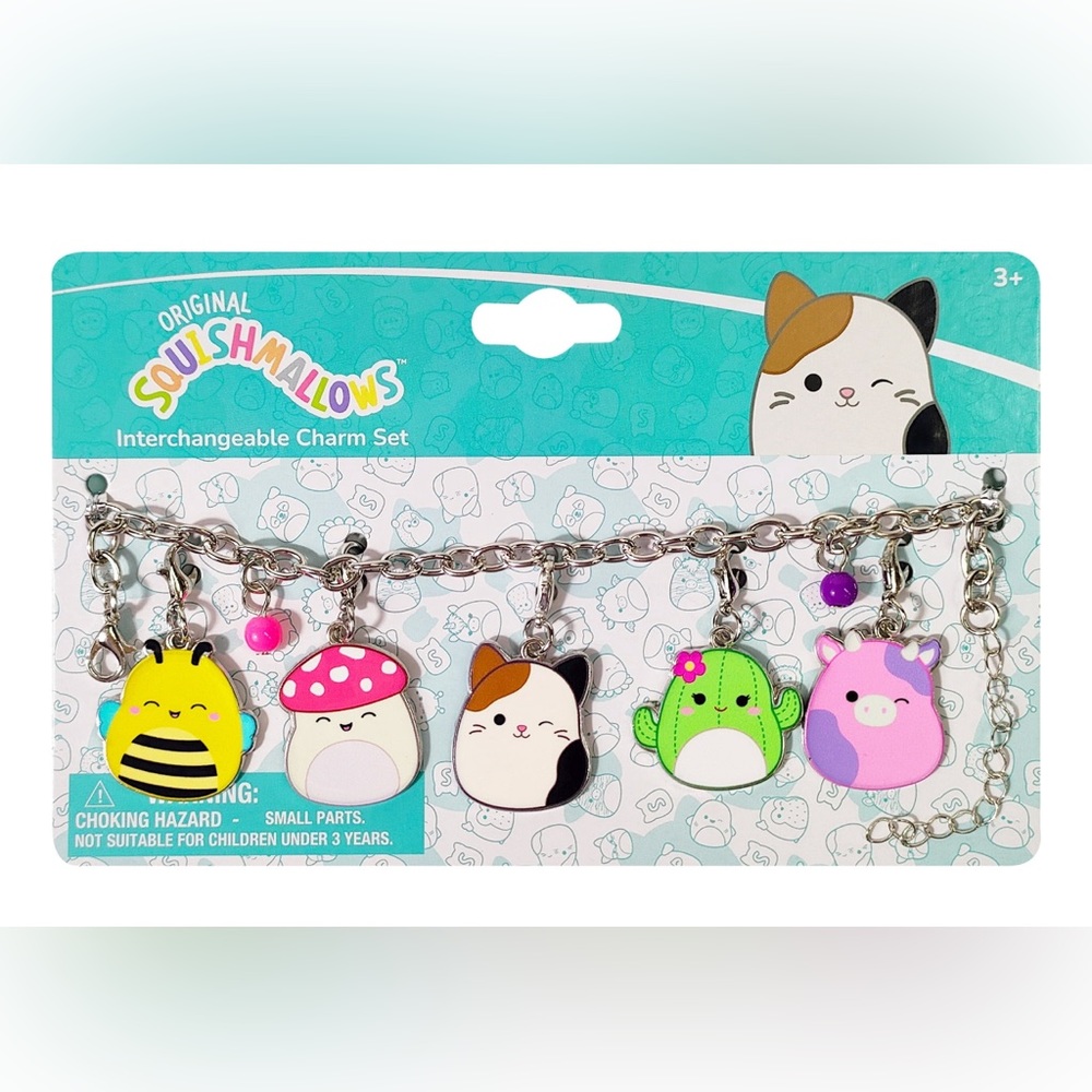 Squishmallows Add a Charm Interchangeable Bracelet Set NEW